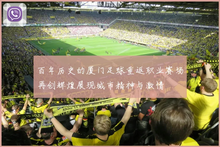百年历史的厦门足球重返职业赛场再创辉煌展现城市精神与激情