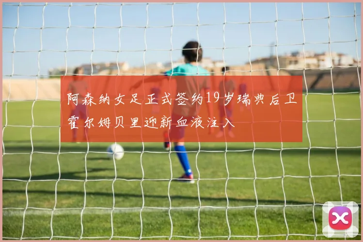 阿森纳女足正式签约19岁瑞典后卫霍尔姆贝里迎新血液注入